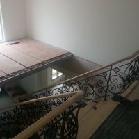 Black Indoor Wrought Iron Balustrade