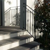 Black Outdoor Wrought Iron Balustrade Vermont