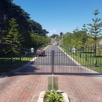 Black Outdoor Wrought Iron Gates Cheltenham