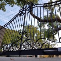Black Outdoor Wrought Iron Gates Camberwell