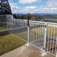 Silver Outdoor Wrought Iron Gates