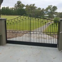 Black Outdoor Wrought Iron Gates Seville