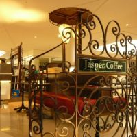 Black Indoor Wrought Iron Shop Counter